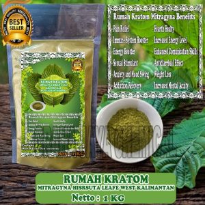 Kratom Fowder Original Super Green-Rumah Kratom 1 Kg