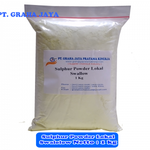 Sulphur Powder Belerang Mesh 325 Swallow Lokal Indonesia